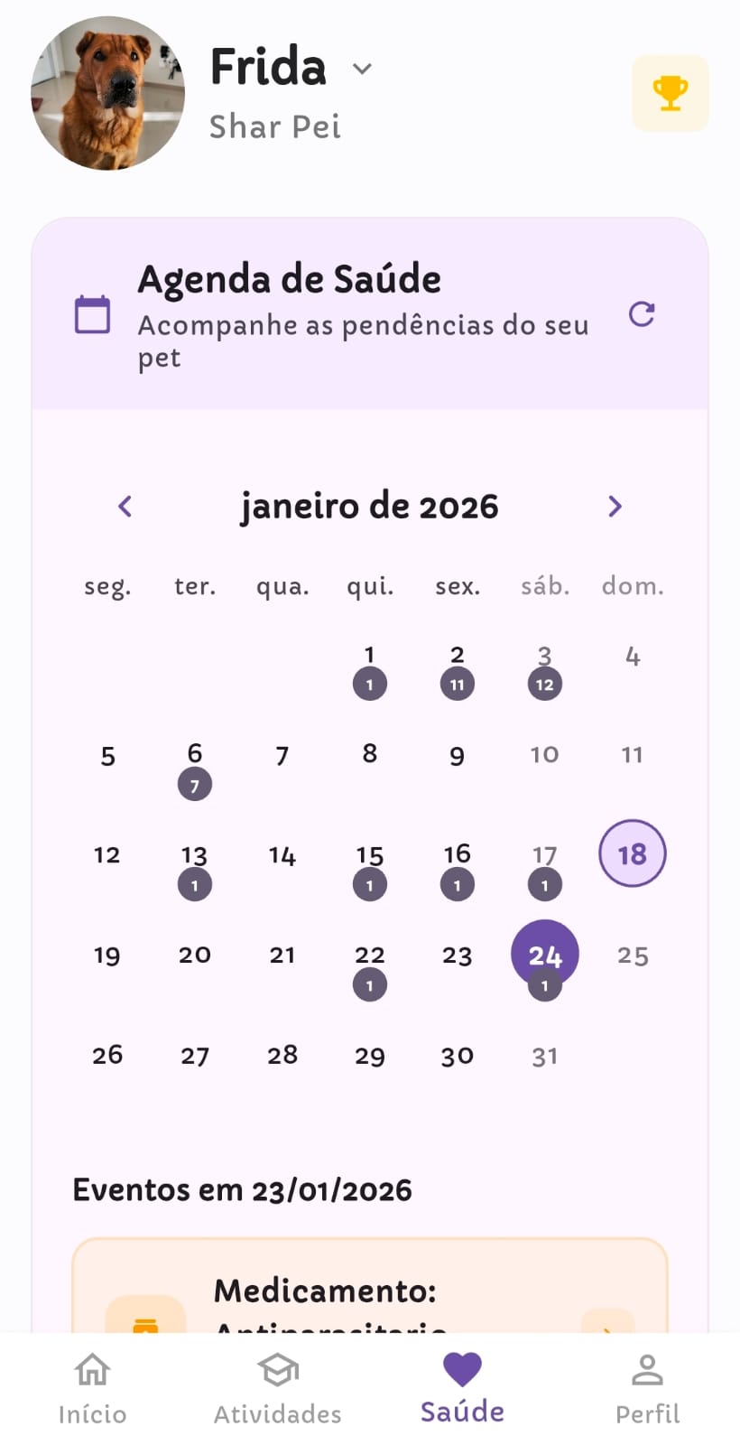 Agenda de saúde
